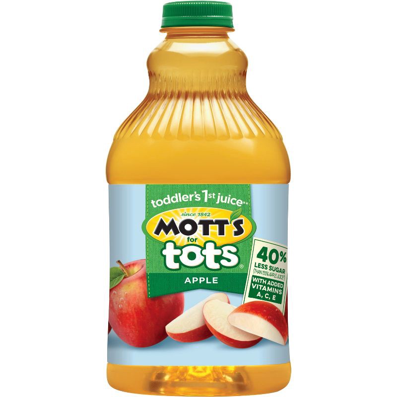 slide 1 of 6, Mott's for Tots Apple Juice - 64 fl oz Bottle, 64 fl oz