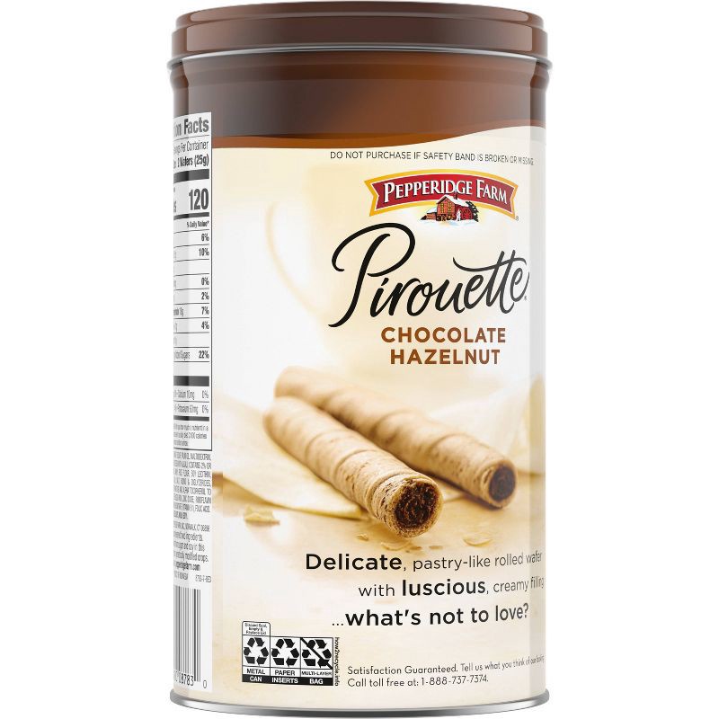 slide 1 of 7, Pepperidge Farm Pirouette Chocolate Hazelnut Cookies - 13.5oz, 13.5 oz