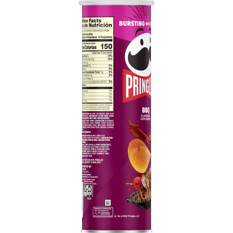 slide 16 of 16, Pringles Snack Stacks BBQ Flavored Potato Crisps Chips - 5.5oz, 5.5 oz