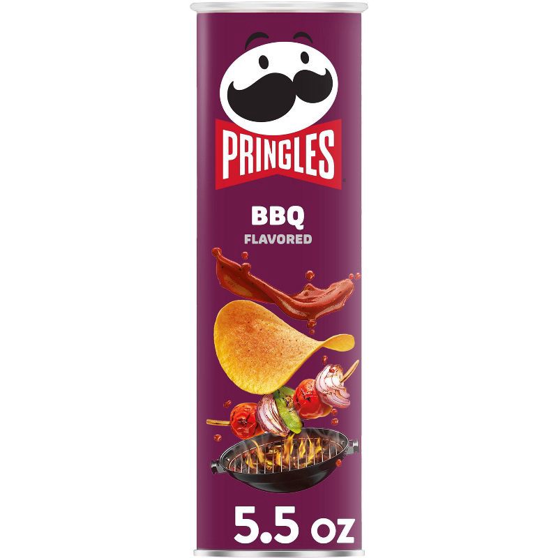 slide 1 of 16, Pringles Snack Stacks BBQ Flavored Potato Crisps Chips - 5.5oz, 5.5 oz