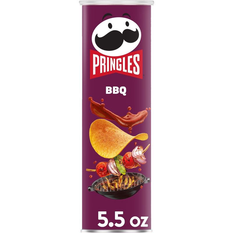 slide 1 of 7, Pringles Snack Stacks BBQ Flavored Potato Crisps Chips - 5.5oz, 5.5 oz