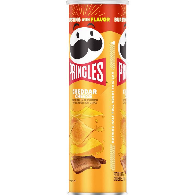 slide 5 of 9, Pringles Cheddar Cheese Potato Crisps Chips - 5.5oz, 5.5 oz