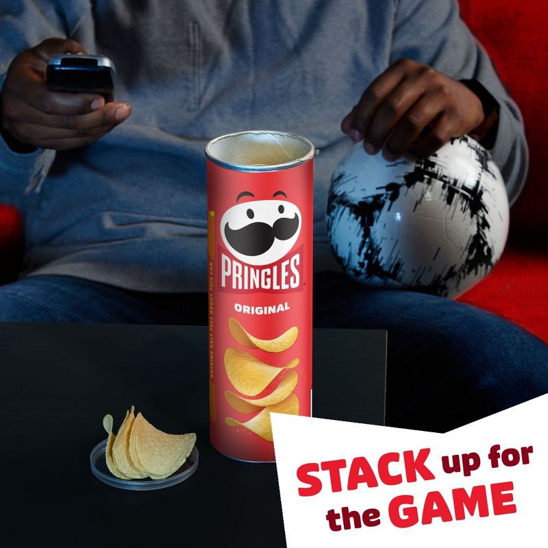 slide 3 of 8, Pringles Original Flavored Potato Crisps Chips - 5.2oz, 5.2 oz