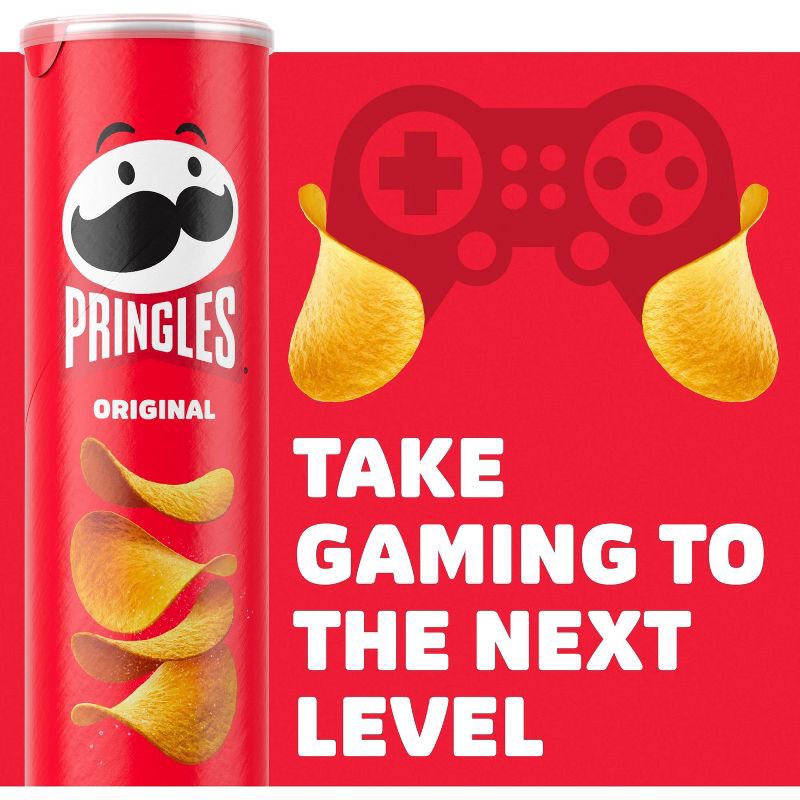 slide 6 of 8, Pringles Original Flavored Potato Crisps Chips - 5.2oz, 5.2 oz