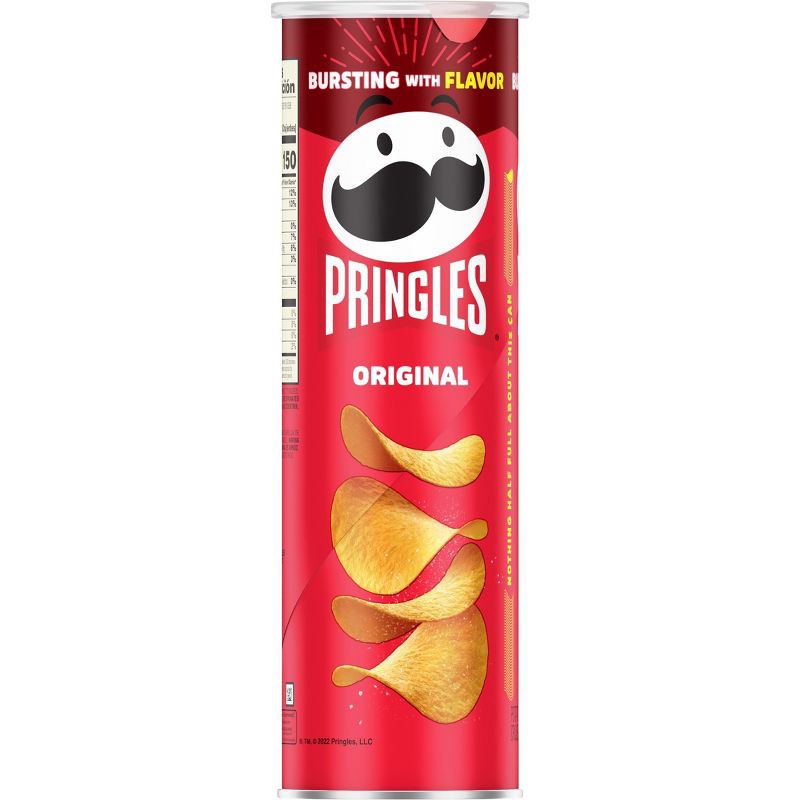 slide 4 of 8, Pringles Original Flavored Potato Crisps Chips - 5.2oz, 5.2 oz