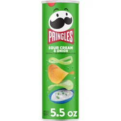 Pringles Sour Cream & Onion Potato Crisps Chips - 5.5oz