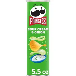 Pringles Sour Cream & Onion Potato Crisps Chips - 5.5oz