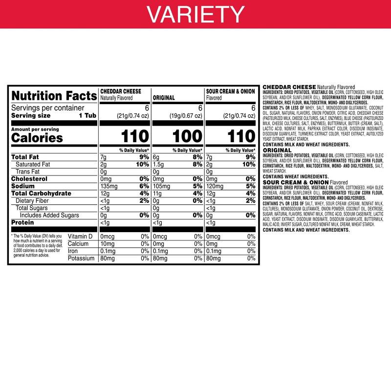slide 5 of 7, Pringles Snack Stacks Variety Pack Potato Crisps Chips - 12.9oz/18ct, 12.9 oz, 18 ct