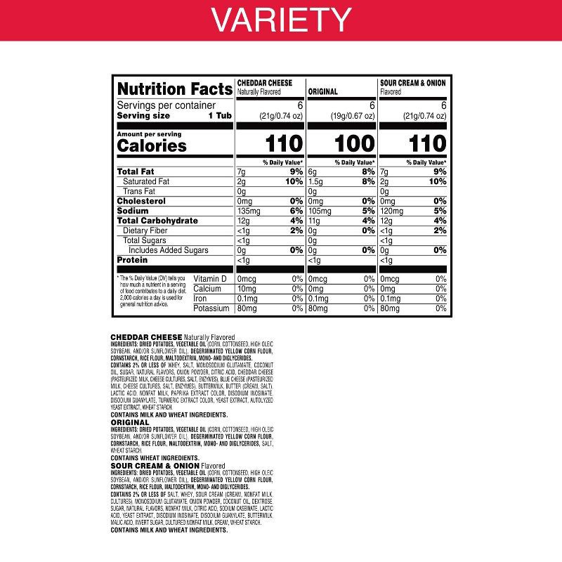 slide 7 of 10, Pringles Snack Stacks Variety Pack Potato Crisps Chips - 12.9oz/18ct, 12.9 oz, 18 ct