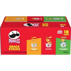 Pringles Snack Stacks Variety Pack Potato Crisps Chips - 12.9oz/18ct