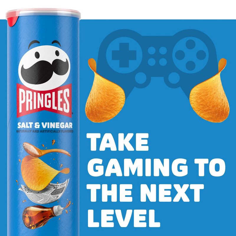 slide 2 of 10, Pringles Salt & Vinegar Potato Crisps Chips - 5.5oz, 5.5 oz