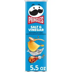 Pringles Salt & Vinegar Potato Crisps Chips - 5.5oz