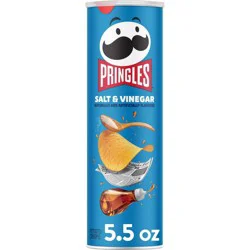 Pringles Salt & Vinegar Potato Crisps Chips - 5.5oz