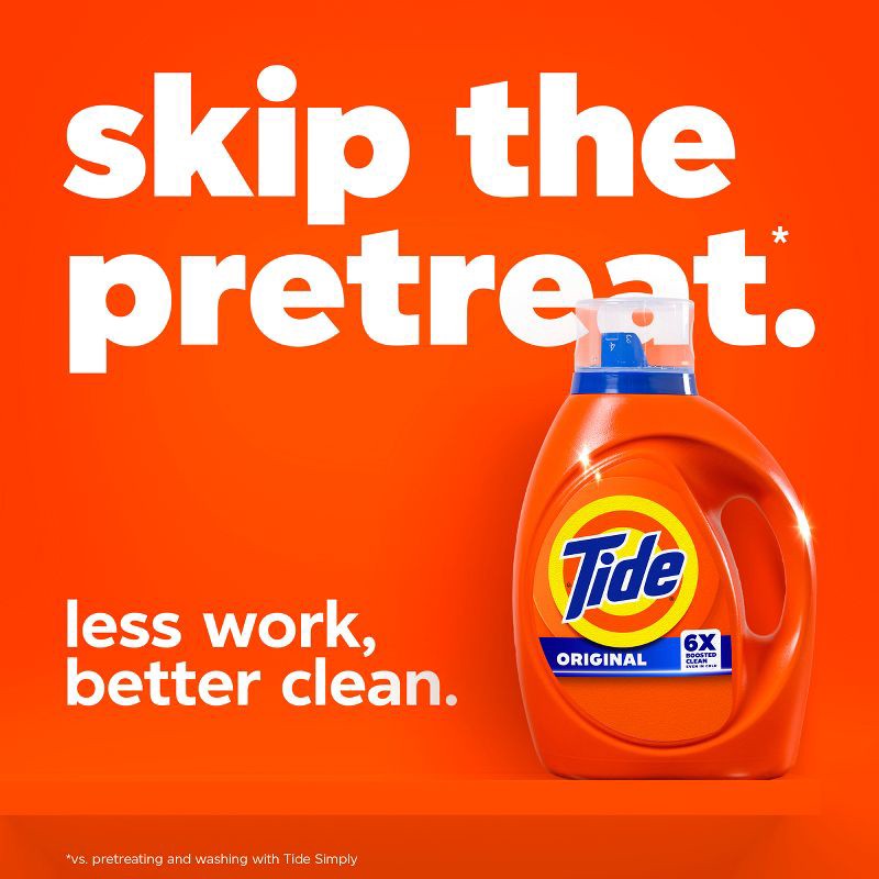 slide 12 of 15, Tide Original HE Deep Cleaning Concentrated Liquid Laundry Detergent Soap 32 Loads - 40 fl oz, 40 fl oz