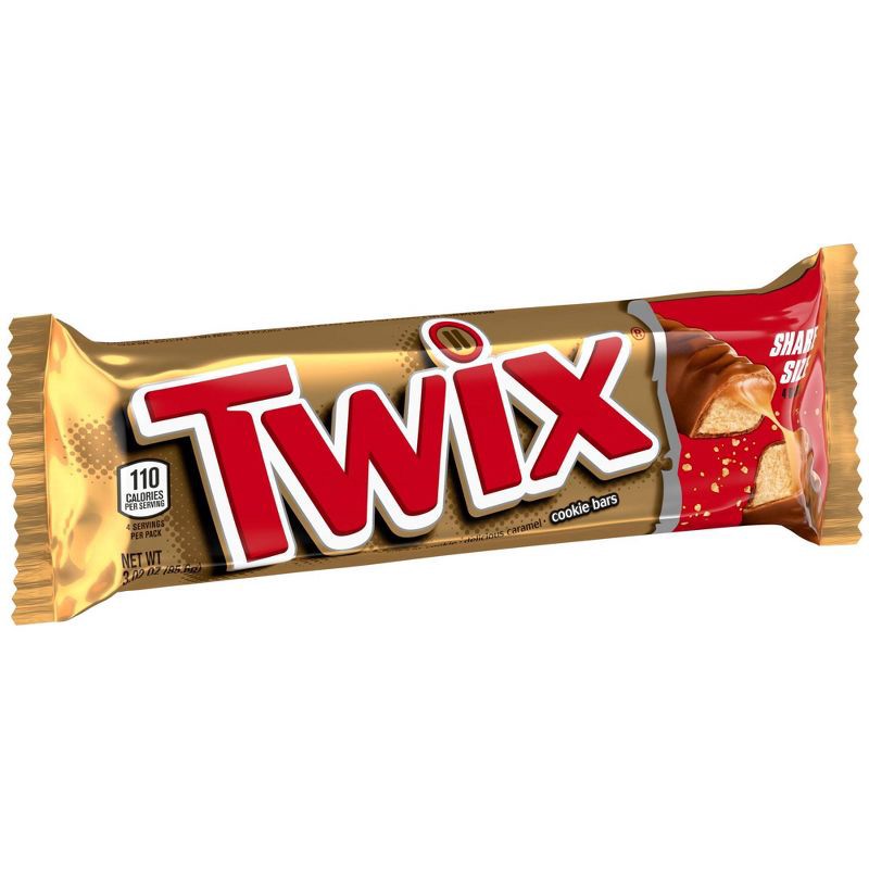 slide 7 of 8, Twix Chocolate Caramel Candy Cookie Bars Sharing Size - 3.02oz, 3.02 oz