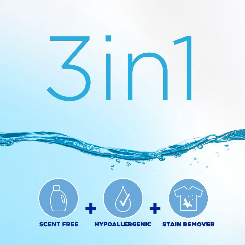 slide 10 of 12, Tide Free & Gentle Unscented HE Deep Cleaning Concentrated Liquid Laundry Detergent 64 Loads - 84 fl oz, 84 fl oz