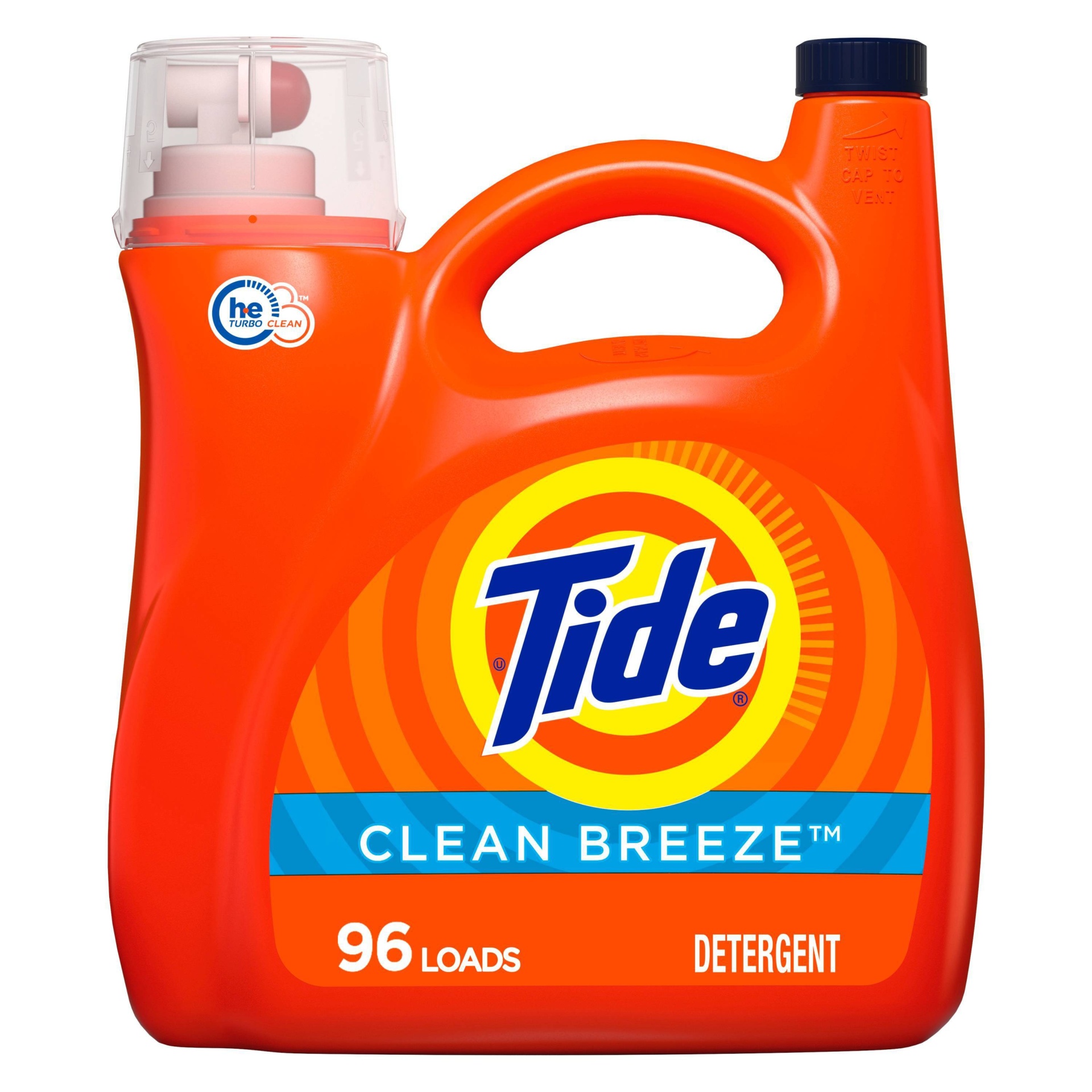 slide 1 of 8, Tide Clean Breeze Scent High Efficiency Liquid Laundry Detergent - 138 fl oz, 138 fl oz