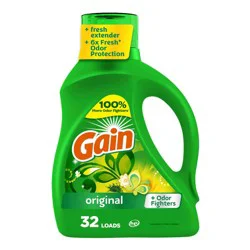 Gain Original HE Concentrated Liquid Laundry Detergent 32 Loads - 46 fl oz