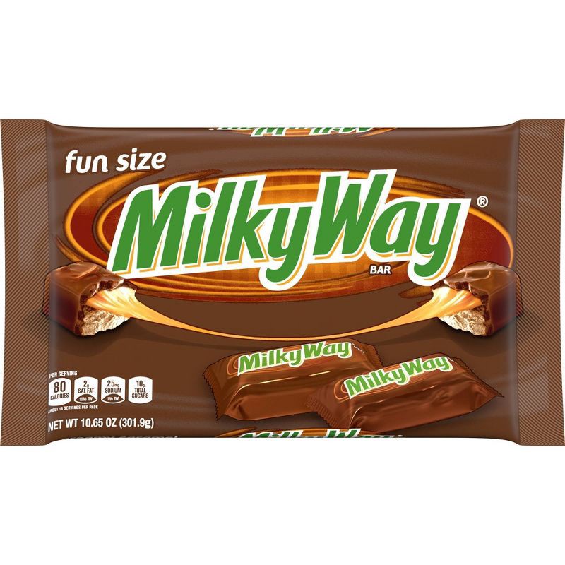slide 2 of 10, Milky Way Fun Size Milk Chocolate Candy Bars - 10.65oz, 10.65 oz