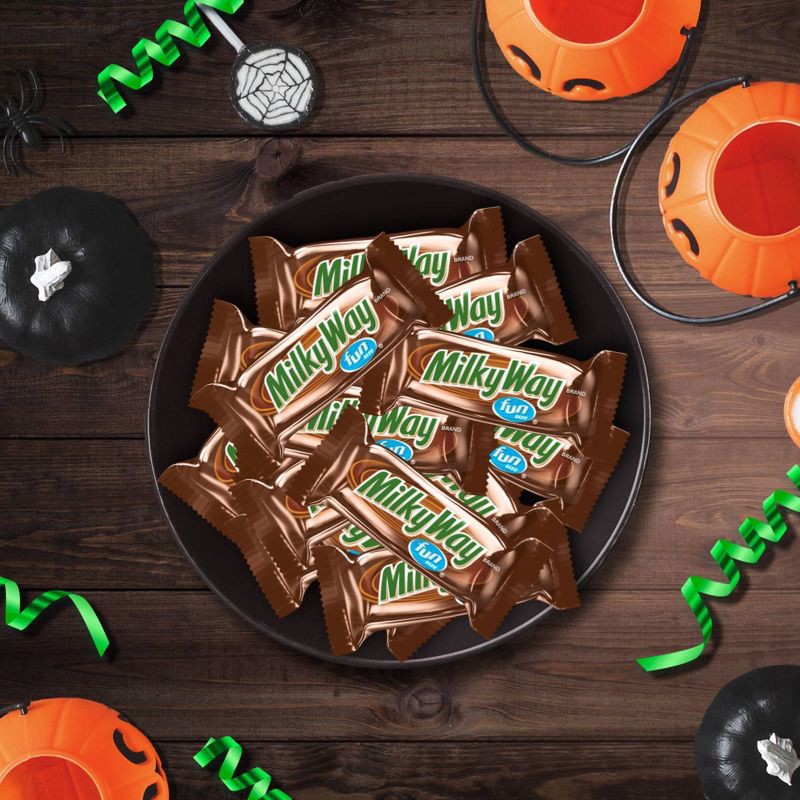 slide 5 of 10, Milky Way Fun Size Milk Chocolate Candy Bars - 10.65oz, 10.65 oz