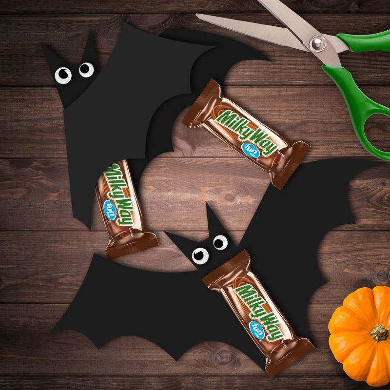 slide 7 of 10, Milky Way Fun Size Milk Chocolate Candy Bars - 10.65oz, 10.65 oz