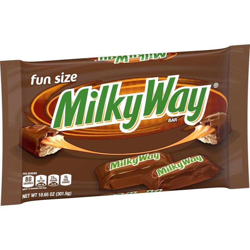 slide 8 of 9, Milky Way Fun Size Milk Chocolate Candy Bars - 10.65oz, 10.65 oz