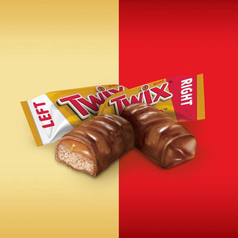 slide 3 of 9, Twix Fun Size Caramel Chocolate Cookie Bar Candy - 10.83oz, 10.83 oz