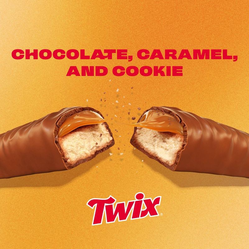 slide 3 of 11, Twix Fun Size Caramel Chocolate Cookie Bar Candy - 10.83oz, 10.83 oz