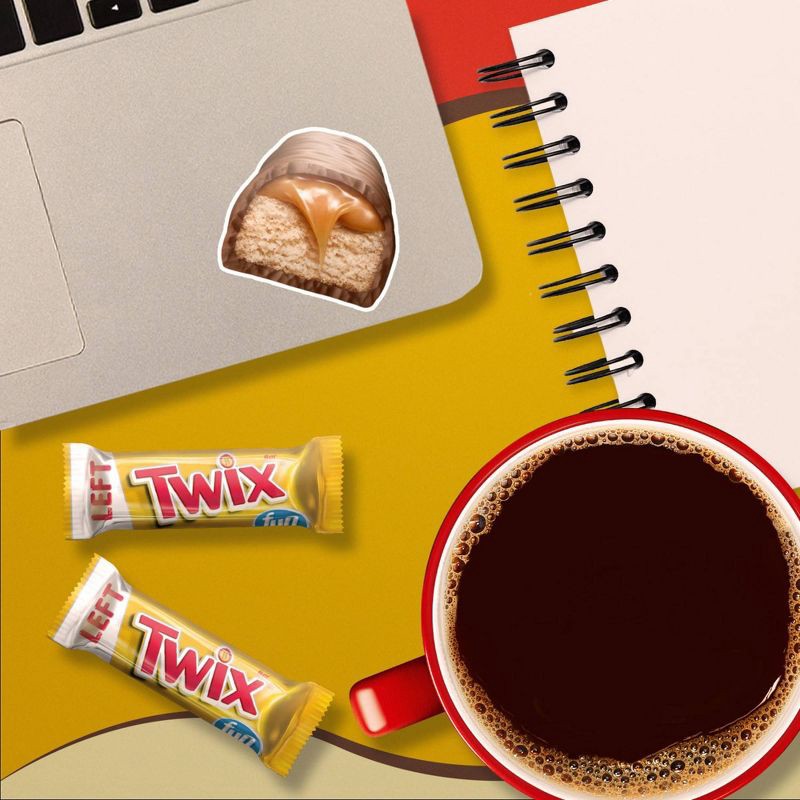 slide 5 of 9, Twix Fun Size Caramel Chocolate Cookie Bar Candy - 10.83oz, 10.83 oz