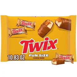 Twix Fun Size Caramel Chocolate Cookie Bar Candy - 10.83oz
