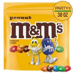 M&M's Party Size Peanut Chocolate Candy - 38oz