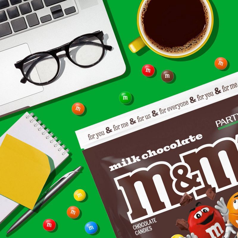 slide 4 of 11, M&M's Party Size Milk Chocolate Candy - 38oz, 38 oz