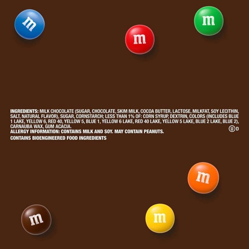 slide 7 of 11, M&M's Party Size Milk Chocolate Candy - 38oz, 38 oz