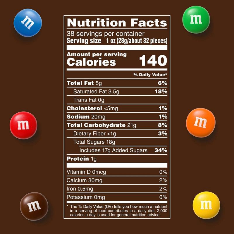 slide 8 of 11, M&M's Party Size Milk Chocolate Candy - 38oz, 38 oz