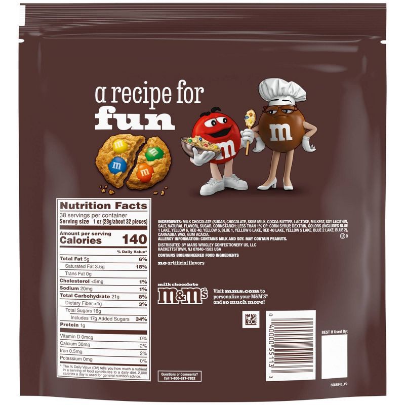 slide 10 of 11, M&M's Party Size Milk Chocolate Candy - 38oz, 38 oz