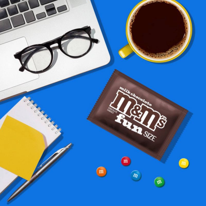 slide 6 of 12, M&M's Fun Size Milk Chocolate Candy - 10.53oz, 10.53 oz