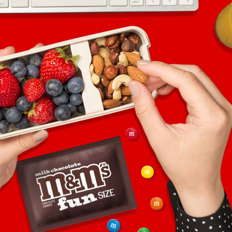 slide 7 of 12, M&M's Fun Size Milk Chocolate Candy - 10.53oz, 10.53 oz