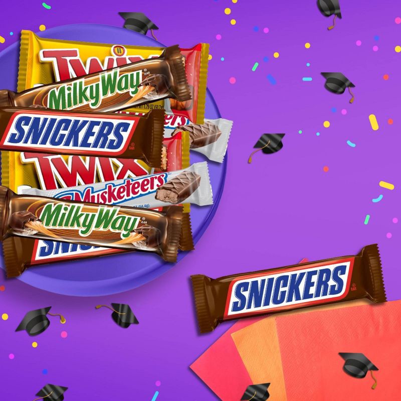 slide 3 of 8, Mars Snickers, Twix, Milky Way & More Assorted Chocolate Candy Bars - 18ct, 18 ct