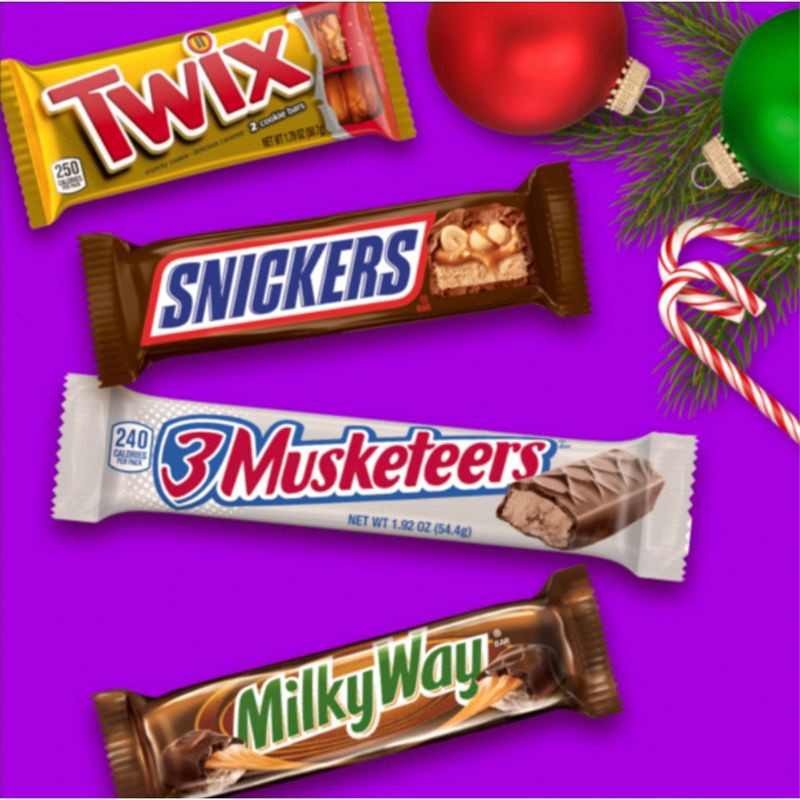 slide 6 of 8, Mars Snickers, Twix, Milky Way & More Full Size Chocolate Candy Bar Assortment Candy Mix - 18ct, 18 ct