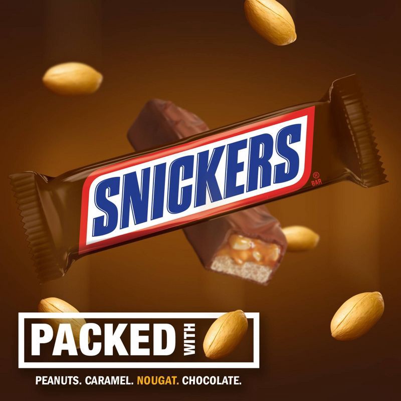 slide 2 of 10, Snickers Full Size Chocolate Candy Bar - 1.86oz, 1.86 oz