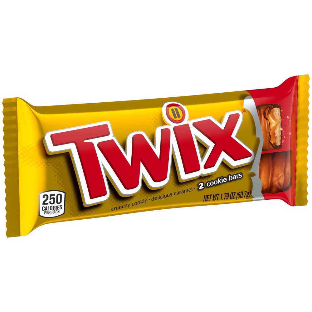 slide 9 of 11, Twix Caramel Full Size Caramel Cookie Chocolate Candy Bar - 1.79oz, 1.79 oz