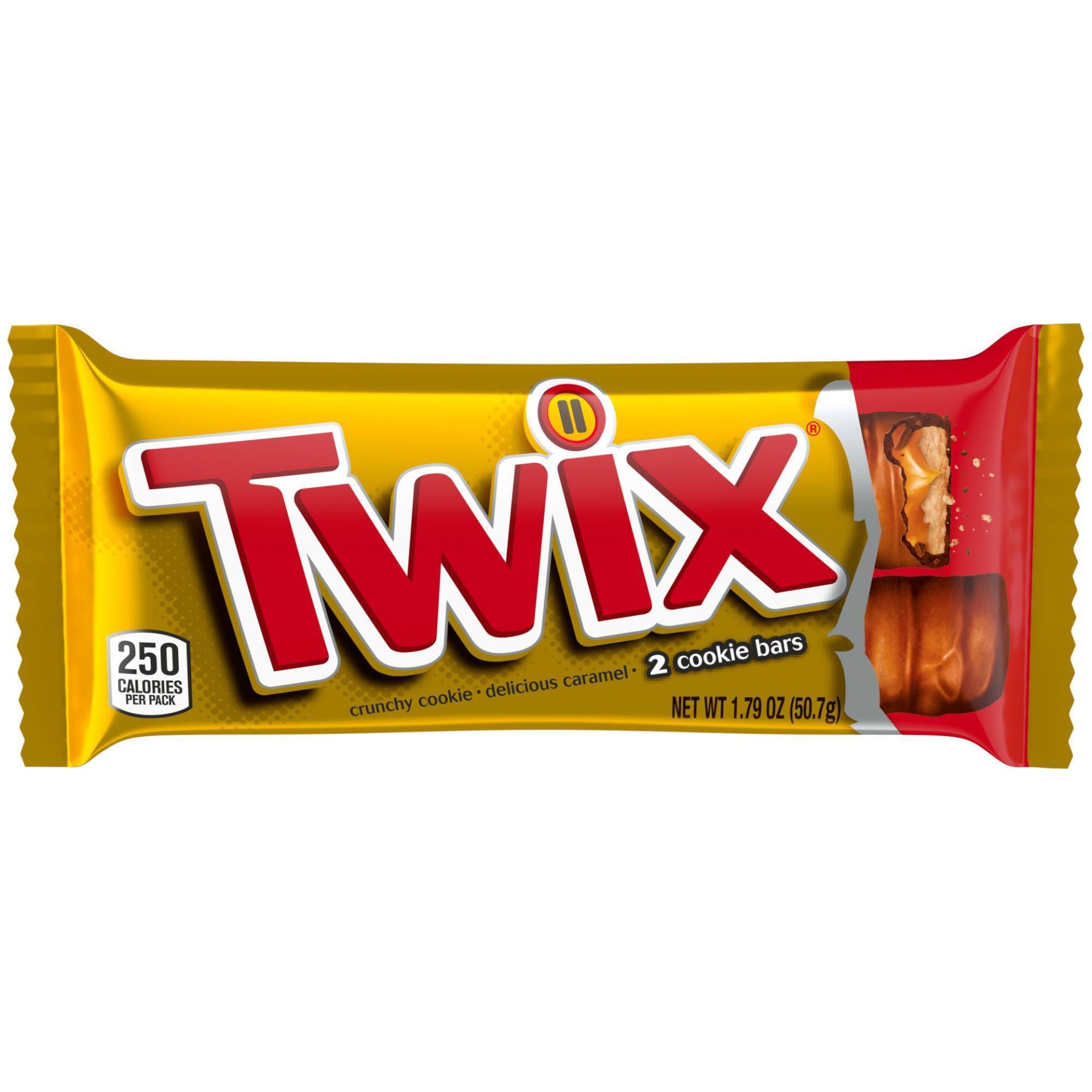slide 1 of 11, Twix Caramel Full Size Caramel Cookie Chocolate Candy Bar - 1.79oz, 1.79 oz