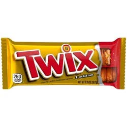 Twix Caramel Full Size Caramel Cookie Chocolate Candy Bar - 1.79oz