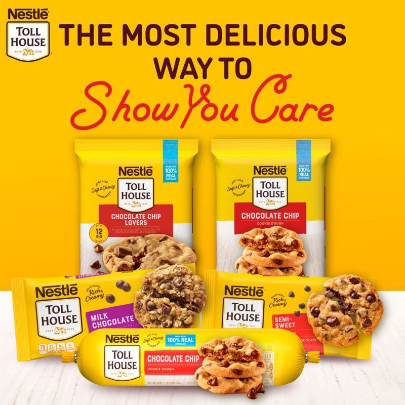 slide 9 of 13, Nestle Toll House Semi-Sweet Chocolate Chips for Cookie Baking - 24oz, 24 oz