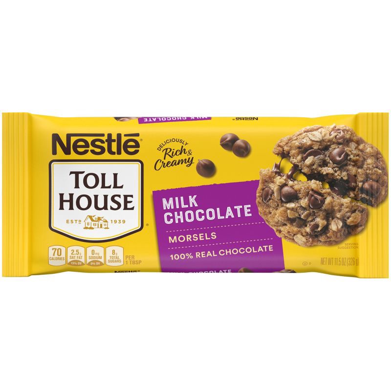 slide 4 of 13, Nestle Toll House Milk Chocolate Chips for Baking - 11.5oz, 11.5 oz