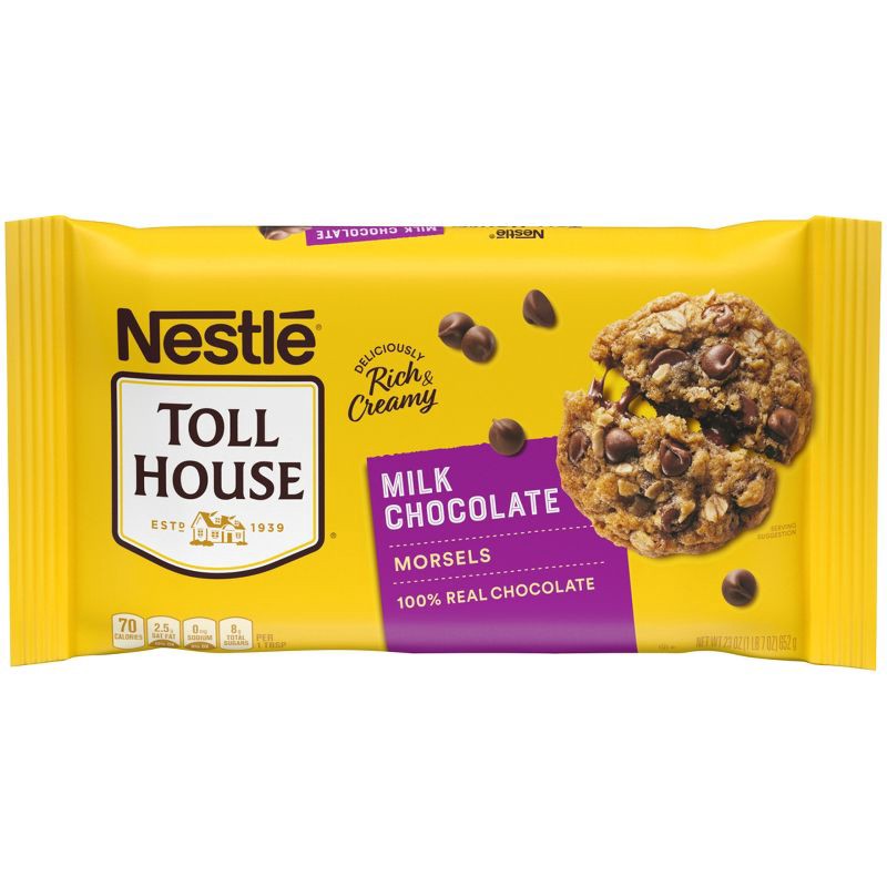 slide 3 of 13, Nestle Toll House Milk Chocolate Chips for Cookie Baking - 23oz, 23 oz