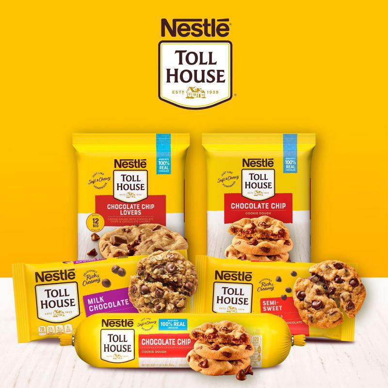 slide 5 of 11, Nestle Toll House Ultimates Chocolate Chip Lovers Cookie Dough - 16oz/12ct, 12 ct; 16 oz