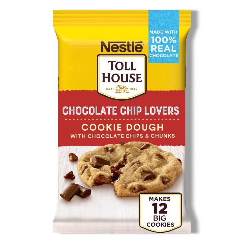 slide 1 of 11, Nestle Toll House Ultimates Chocolate Chip Lovers Cookie Dough - 16oz/12ct, 12 ct; 16 oz