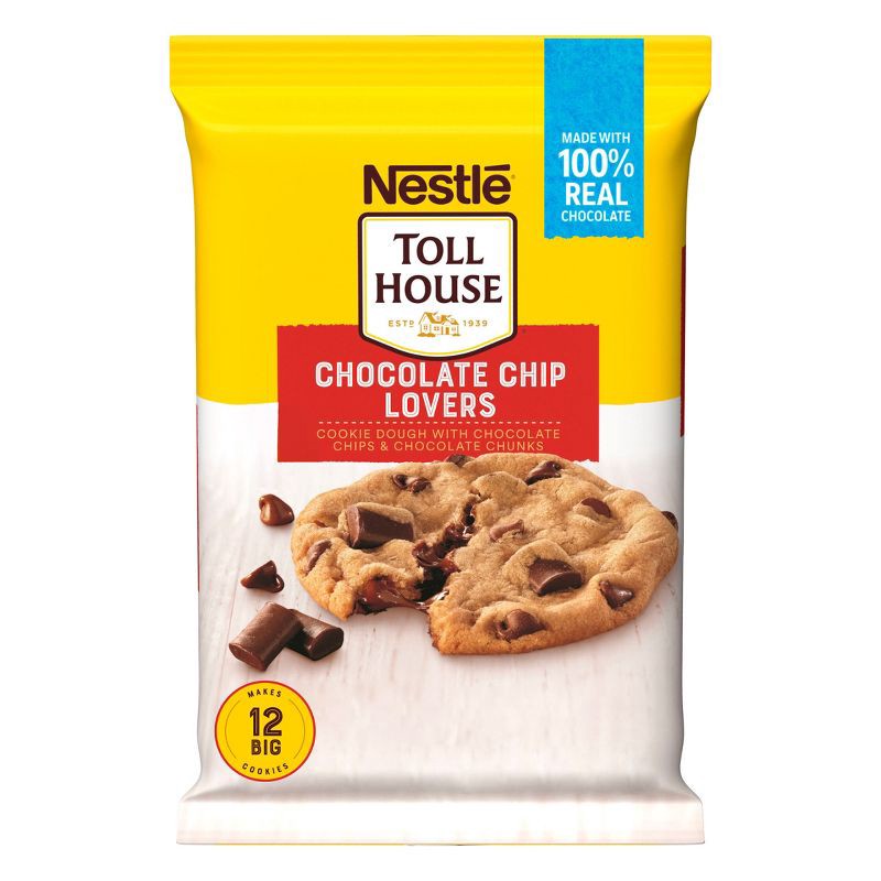 slide 1 of 11, Nestle Toll House Ultimates Chocolate Chip Lovers Cookie Dough - 16oz/12ct, 12 ct; 16 oz