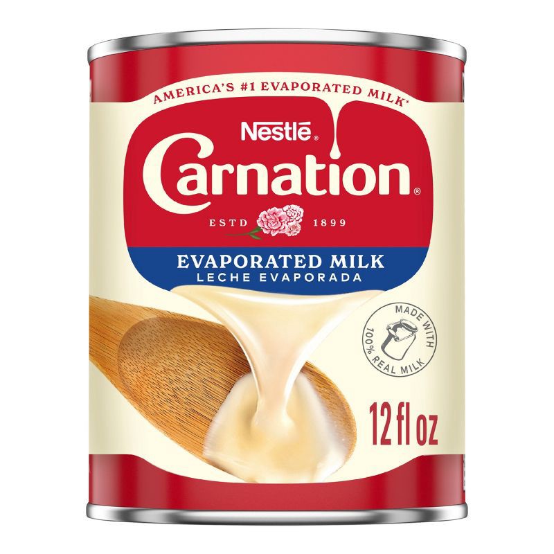 slide 1 of 8, Carnation Evaporated Milk for Pumpkin Pie and Cooking - 12 fl oz, 12 fl oz